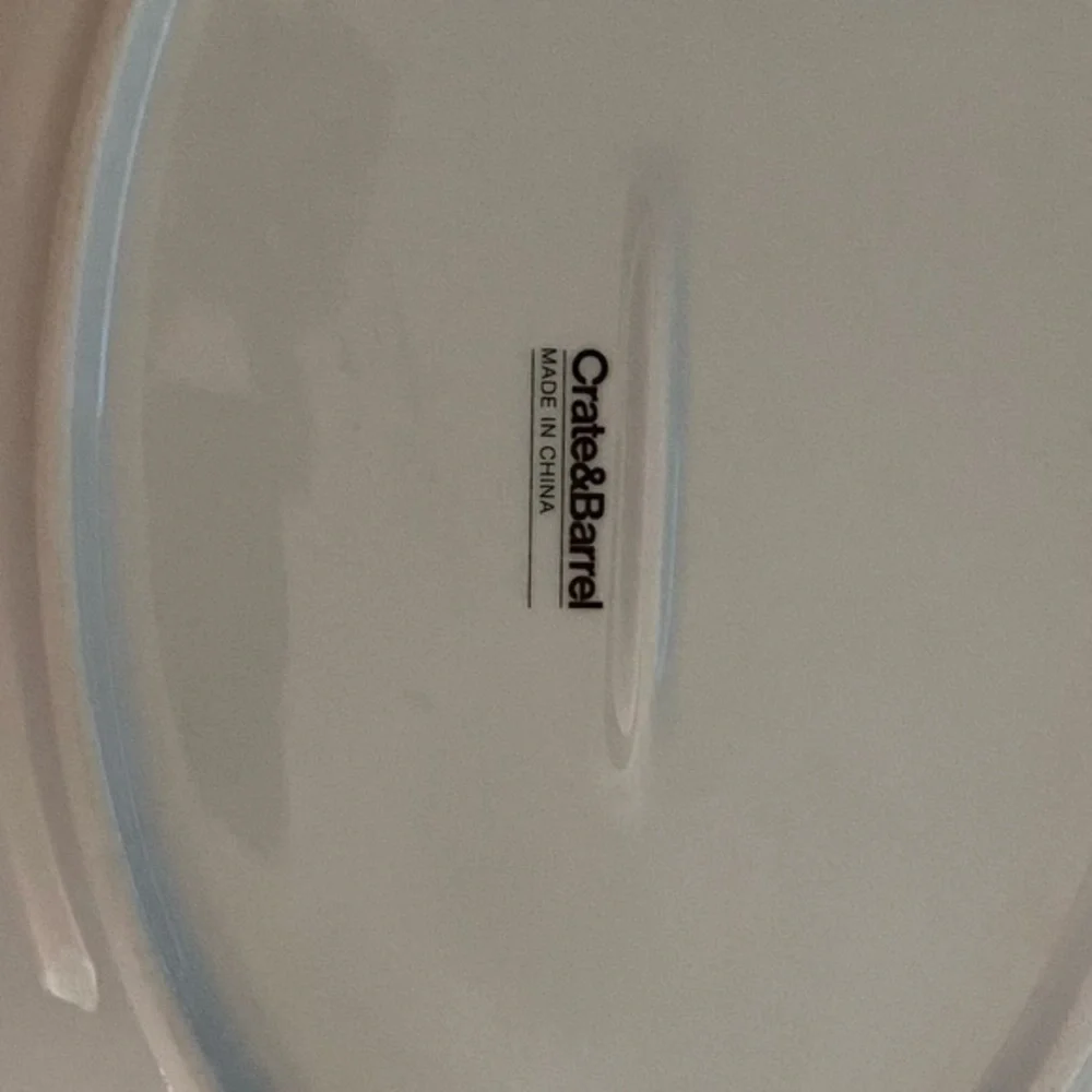CRATE & BARREL FARMHOUSE PLATTER COW FROMAGE CHEESE PLATE